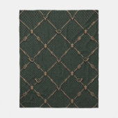 Bronze-Jagdemblem Fleecedecke (Vorderseite)