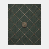 Bronze-Jagdemblem Fleecedecke (Vorderseite)
