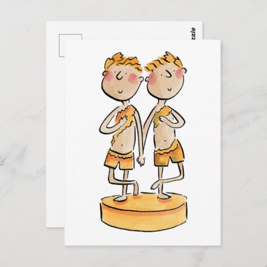 Bronze-Jubiläum Postkarte (Vorne/Hinten)