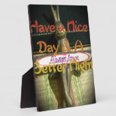 Bronze-Kaninchenskulptur mit inspirierenden Zitate Fotoplatte (Seite)