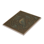 Bronze Kolibri Keramikfliese (Seite)