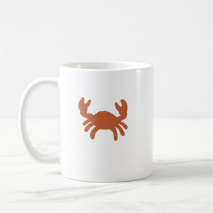 Bronze-Krebs-Silhouette-Cancer-Sternzeichen-Tasse Kaffeetasse