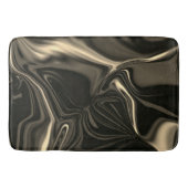 Bronze-Kundulationen auf braunbeigem Hintergrund Badematte (Vorderseite)