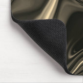 Bronze-Kundulationen auf braunbeigem Hintergrund Mousepad (Ecke)