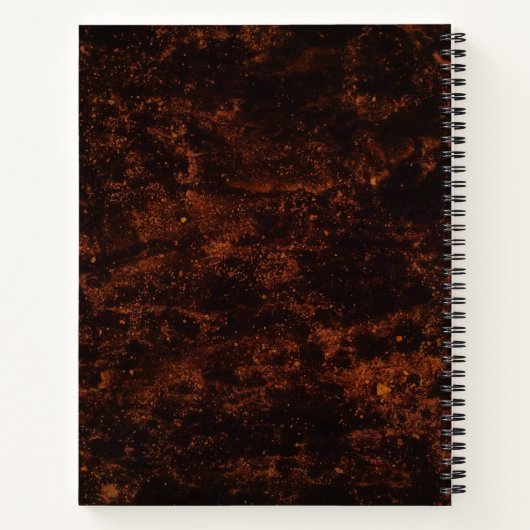 Bronze Lava Notizblock (Rückseite)