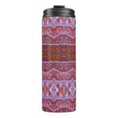 Bronze Leaf Ikat Thermosbecher (Vorderseite)