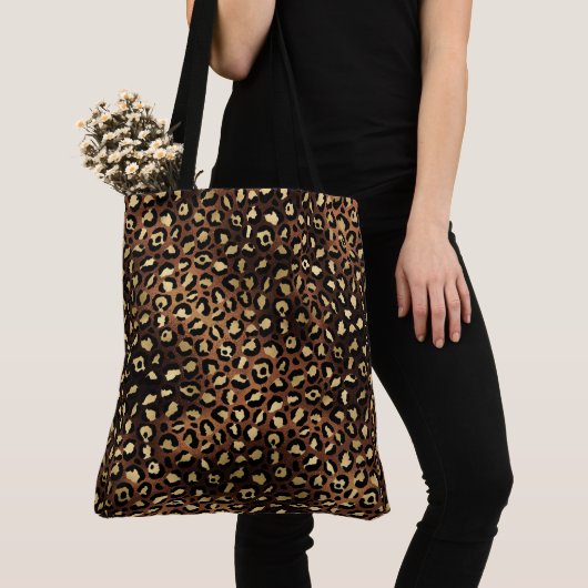 Bronze Leopard Tasche (Von Nahem)