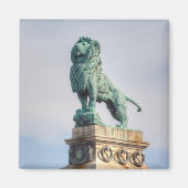 Bronze Lion Statue Magnet (Vorne)