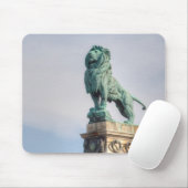 Bronze Lion Statue Mousepad (Mit Mouse)