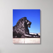Bronze Lion Trafalgar Square Leinwanddruck (Vorderseite)
