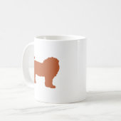 Bronze Lion Zodiac Silhouette Mug – Warm Leo Kaffeetasse (Vorderseite Links)