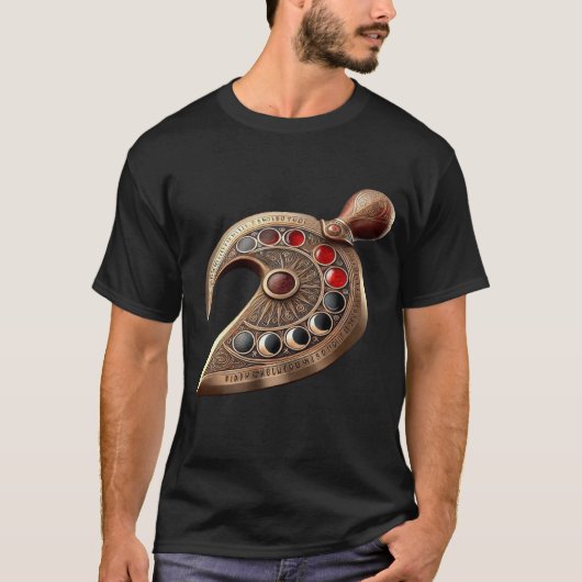 Bronze Lunar Dagger Kopis T-Shirt (Vorderseite)