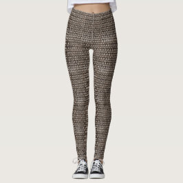 Bronze-Mail-Rüstung für Metallketten Leggings