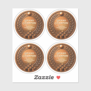 Bronze-Medaille Beer-Pong-Turnier-Meisterschaft Aufkleber