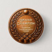 Bronze-Medaille Beer-Pong-Turnier-Meisterschaft Button (Vorderseite)