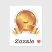 Bronze-Medaille & Custom Text Award Gewinner-Stick Aufkleber (Blatt)