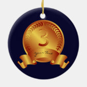 Bronze-Medaille und Sonderpreis für Text Keramik Ornament (Hinten)