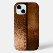 Bronze Metallic iPhone/iPad Gehäuse Case-Mate iPhone Hülle (Rückseite)