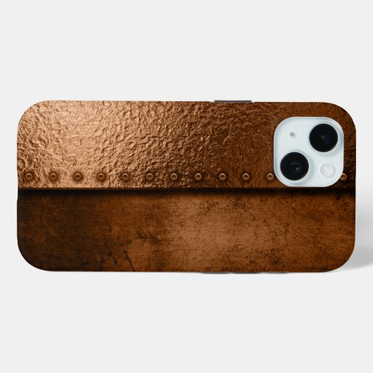 Bronze Metallic iPhone/iPad Gehäuse Case-Mate iPhone Hülle (Rückseite (Horizontal))