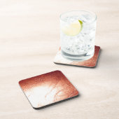 Bronze Metallic Leather Getränkeuntersetzer (Rechte Seite)