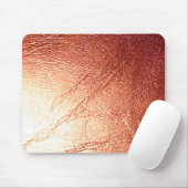 Bronze Metallische Lederflasche Blickende Maus Pad Mousepad (Mit Mouse)