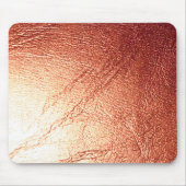 Bronze Metallische Lederflasche Blickende Maus Pad Mousepad (Vorne)