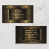 Bronze-Metallrahmen Visitenkarte (Vorne/Hinten)