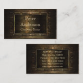 Bronze-Metallrahmen Visitenkarte (Vorne/Hinten)