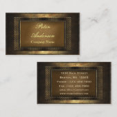 Bronze-Metallrahmen Visitenkarte (Vorne/Hinten)