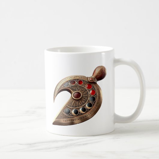 Bronze Mond Dolch Kopis Kaffeetasse (Rechts)