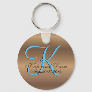 Bronze Monogram Phantastisch Fab Schlüsselanhänger