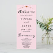 Bronze-Moon setzt das Soft Pink-Hochzeitsprogramm (Stehend Vorderseite)