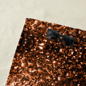 Bronze Orange Brown Glitzer Glitzern Strandtuch (Beispiel)