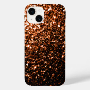 Bronze Orange Brown Glitzern Case-Mate iPhone Hülle