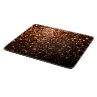 Bronze orangebraun kupferfarbene falsche Glitter F