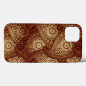 Bronze Paisley iPhone 6 Extreme Fall Case-Mate iPhone Hülle (Rückseite (Horizontal))