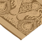 Bronze Peacocks Table Runner Kurzer Tischläufer (Ecke)