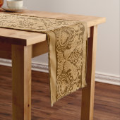 Bronze Peacocks Table Runner Kurzer Tischläufer (Beispiel)