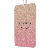 Bronze Pink Imitats Glitzer Autolufterfrischer (Links)