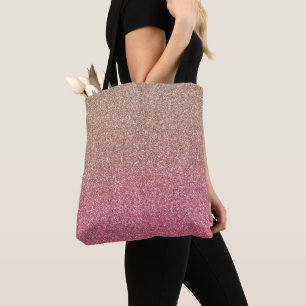 Bronze Pink Imitats Glitzer Tasche