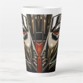 Bronze Profile Art Milchtasse (Vorderseite)