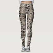 Bronze Python Snakeskin Leggings (Vorderseite)