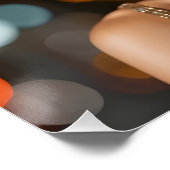 Bronze Radiance Elegance Poster (Ecke)