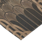 Bronze, Schwarz, Deko, Jugendstil, Blumenmuster Tischdecke (Schrägansicht)