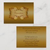 Bronze-Scrollkarte Begleitkarte (Vorne/Hinten)