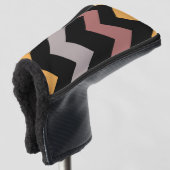 Bronze Silvered Gold Golf Headcover (3/4 Vorderseite)