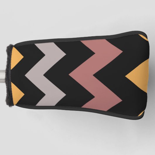 Bronze Silvered Gold Golf Headcover (Vorderseite)