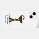Bronze Snake Bowl Hygieia Weiße Medizin Caduceus Case-Mate iPhone Hülle (Rückseite (Horizontal))