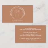 Bronze Spray Tan Body Sculpturing Visitenkarte (Vorne/Hinten)