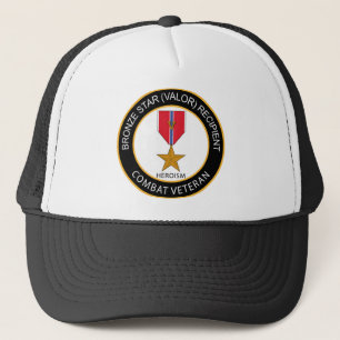 Bronze-Star-Empfänger-Kampf Veteran Truckerkappe